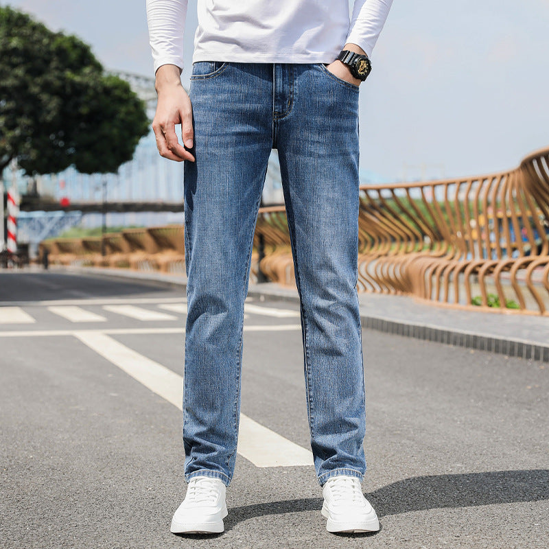 Soft And Comfortable Straight Stretch Jeans - Jeans Junction Online 