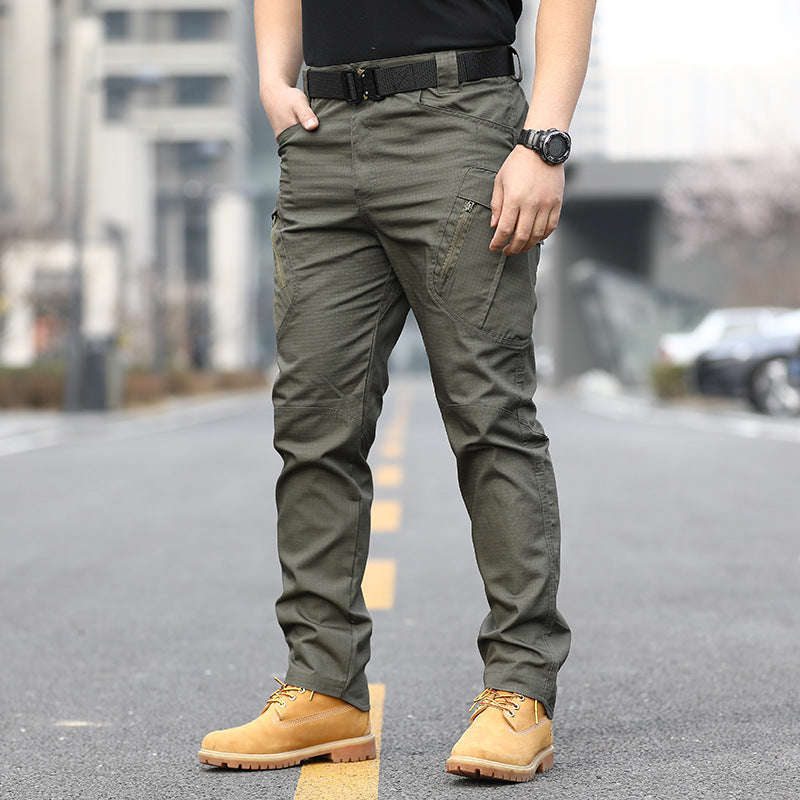 Loose Multi-pocket Pants Overalls Multi-pocket Outdoor Military Fans - Jeans Junction Online 
