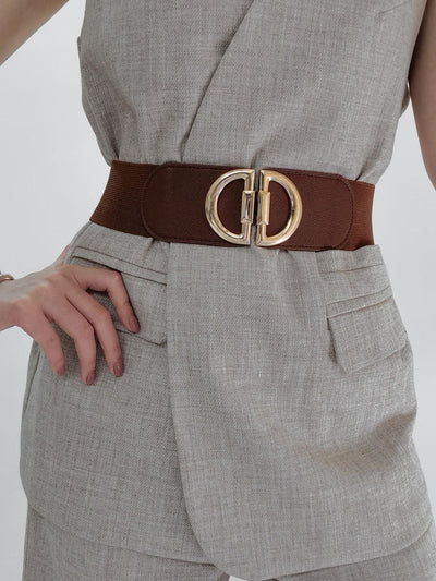 D Buckle Elastic Belt - Jeans Junction Online