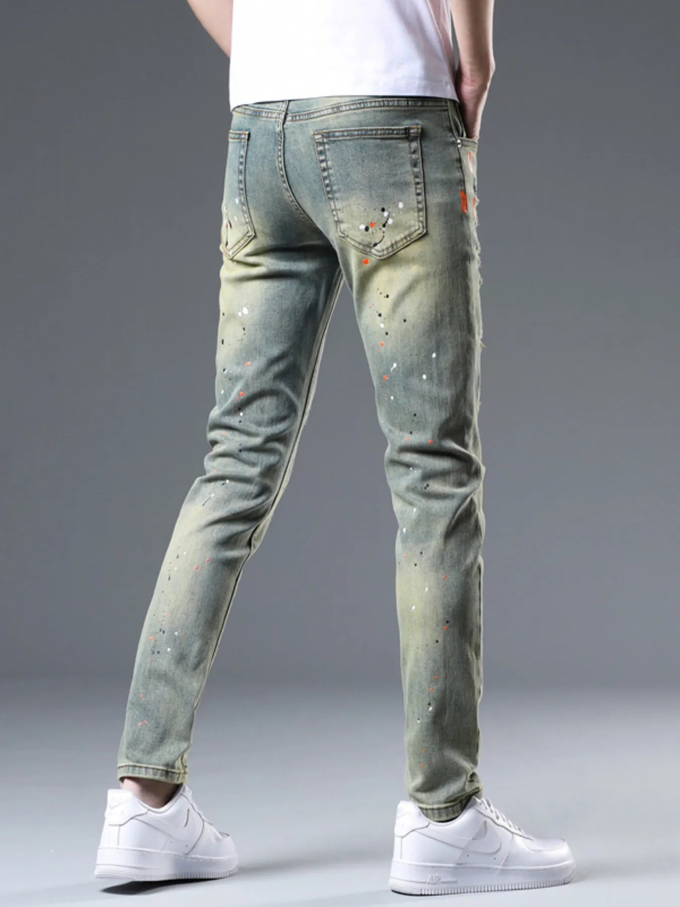 Men's Distressed Slim Fit Jeans - Jeans Junction Online