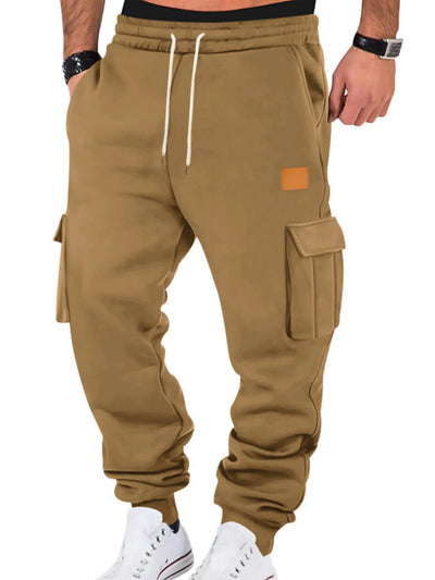 Men's Full Size Drawstring Cargo Jogger Pants Plus Size - Jeans Junction Online