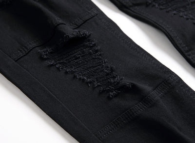 European And American Slim Straight Zipper Pleated Men - Jeans Junction Online