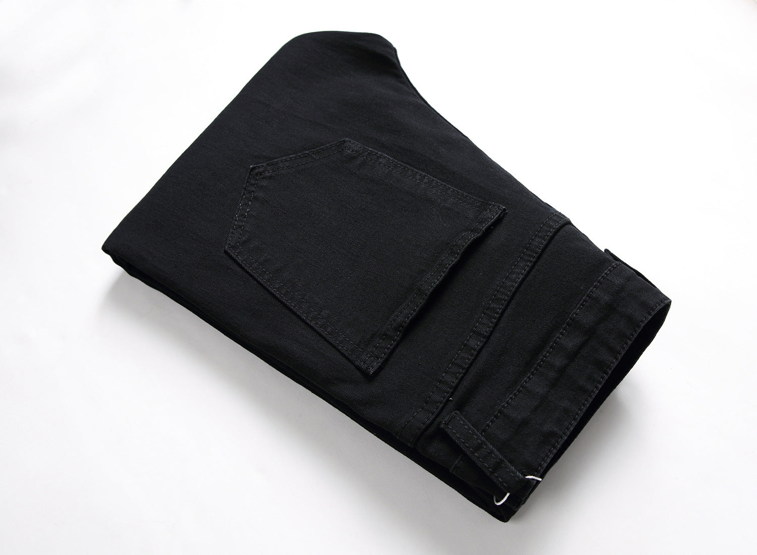 European And American Slim Straight Zipper Pleated Men - Jeans Junction Online