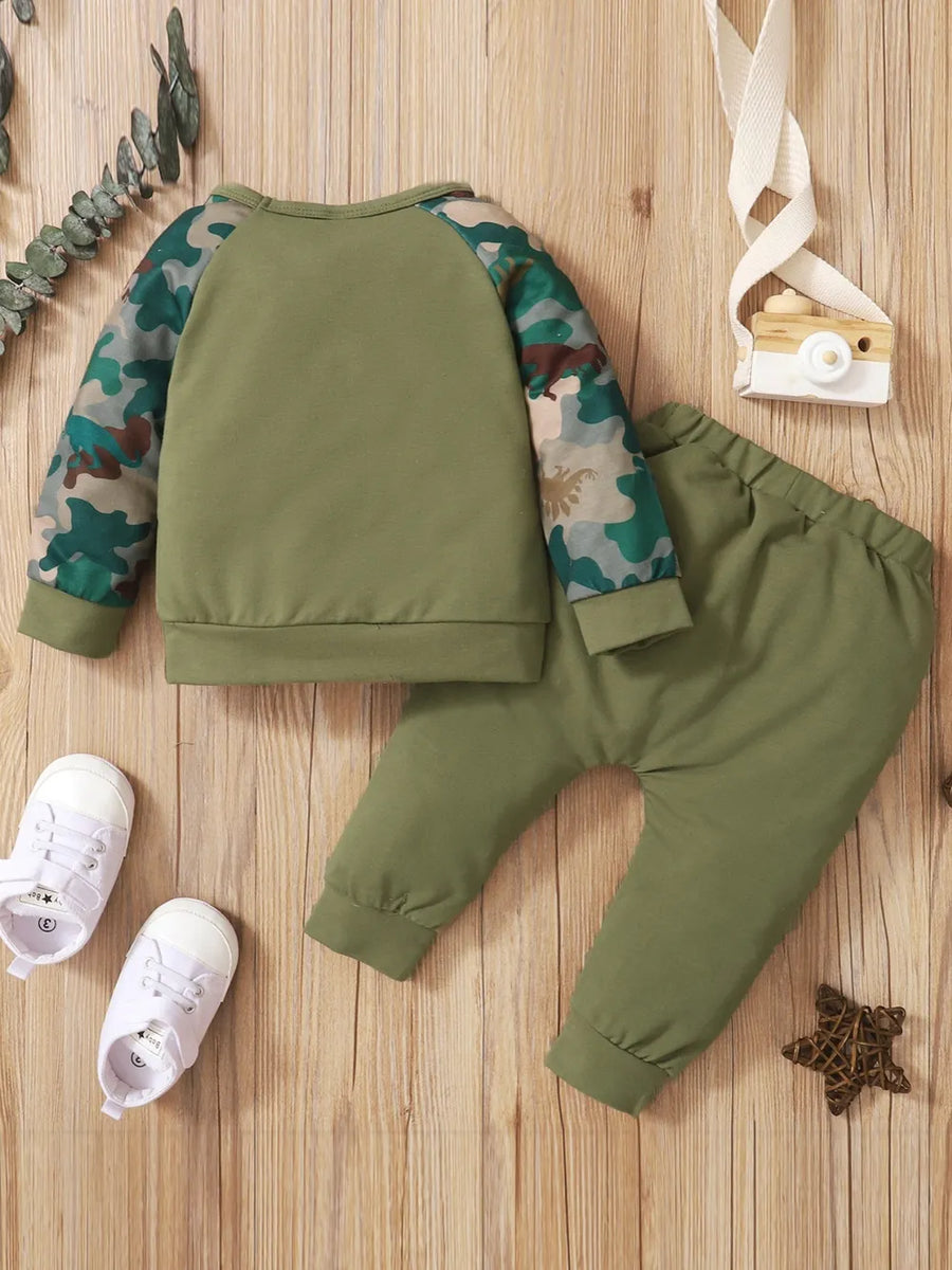 Children's Camouflage Top and Pants Set - Jeans Junction Online 