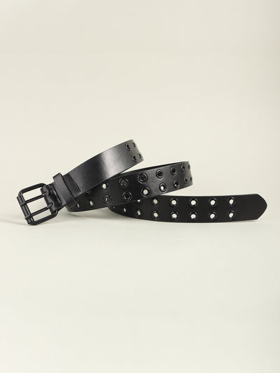 Grommet PU Leather Belt - Jeans Junction Online