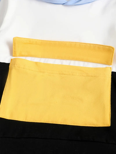 Children's Color Block Hoodie and Pants Set - Jeans Junction Online