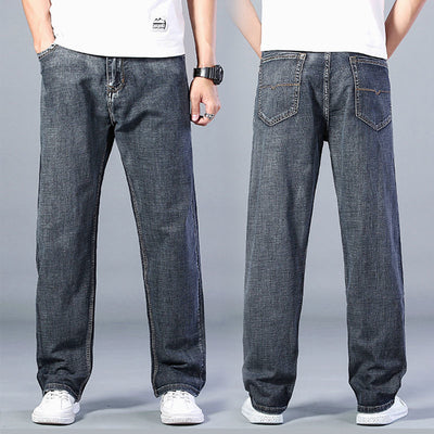 Summer Jeans Men's Loose Straight Wide-leg Pants - Jeans Junction Online