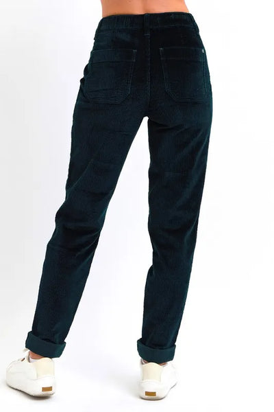 Judy Blue Full Size High Waist Corduroy Cuffed Jogger Plus Size - Jeans Junction Online