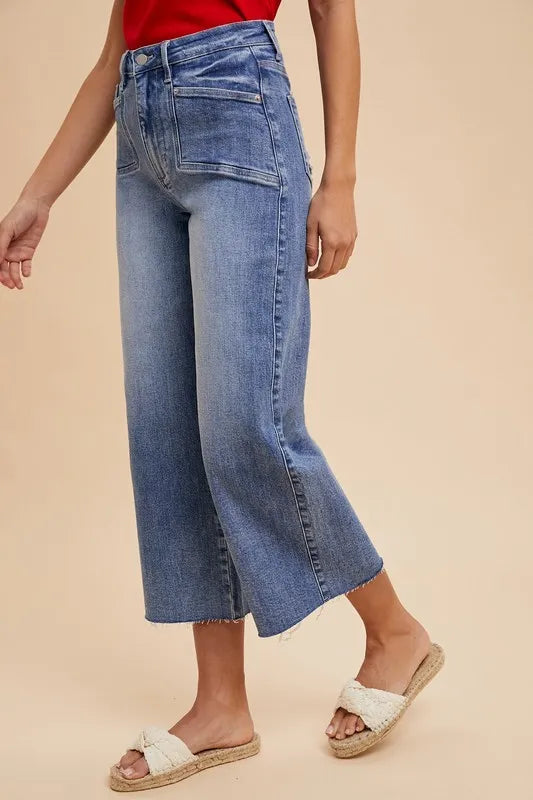 Annie Wear High Rise Wide Leg Jeans - Jeans Junction Online