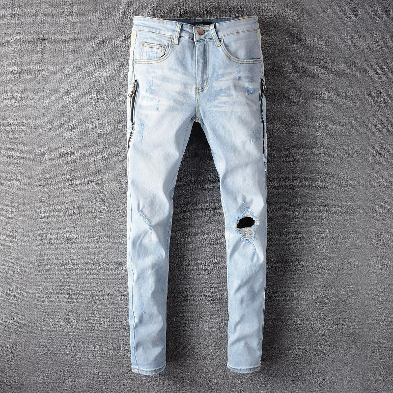 High Street Fashion Men's Jeans With Holes - Jeans Junction Online 