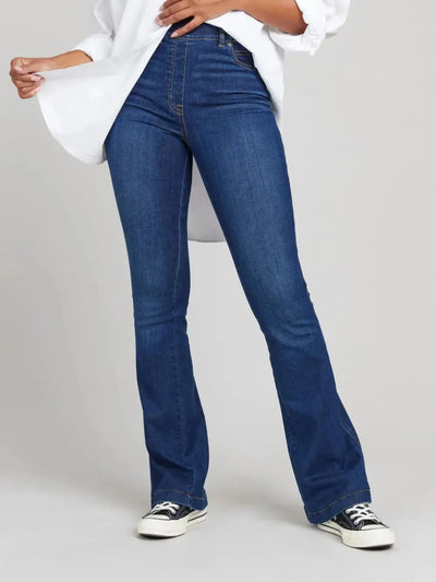 Full Size High-Waisted Flare Jeans Plus Size - Jeans Junction Online