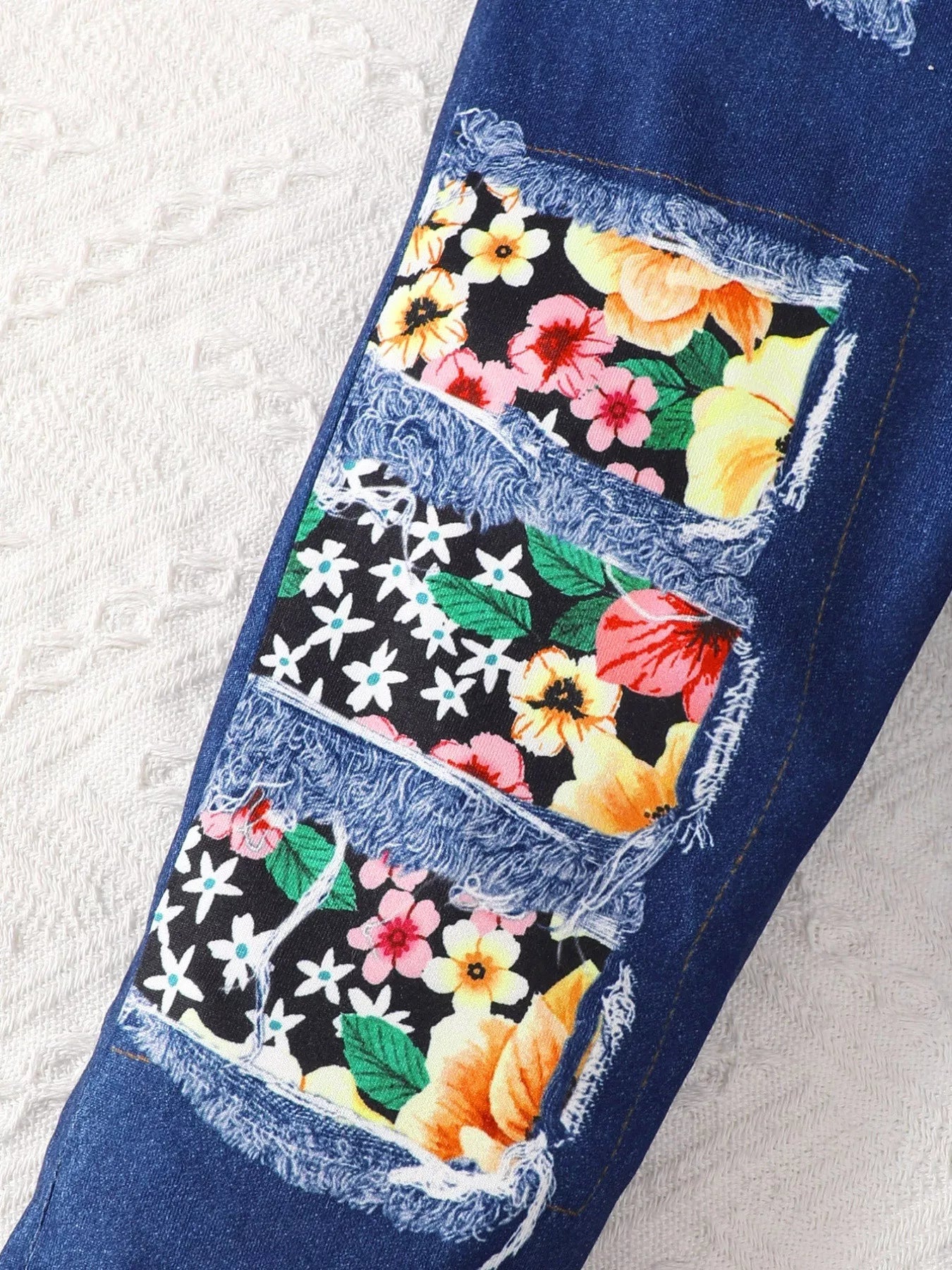 Children's Floral Bell Sleeve Top and Pants Set - Jeans Junction Online