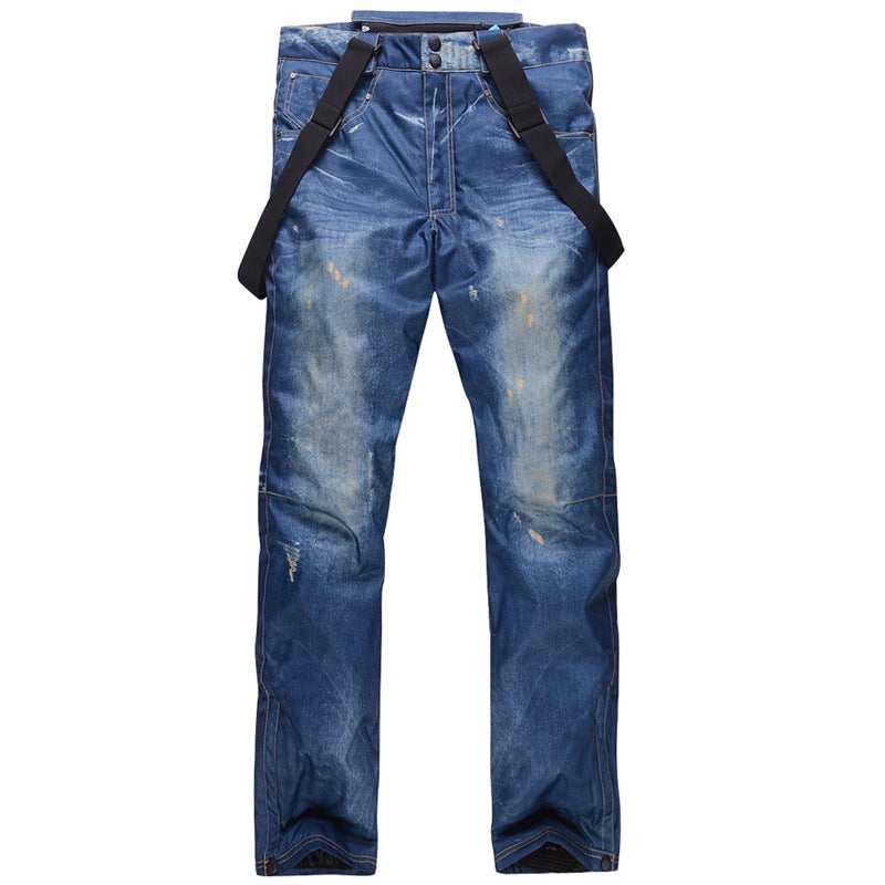 Denim Ski Pants Men's Single-Board and Double-Board Ski Pants - Jeans Junction Online 