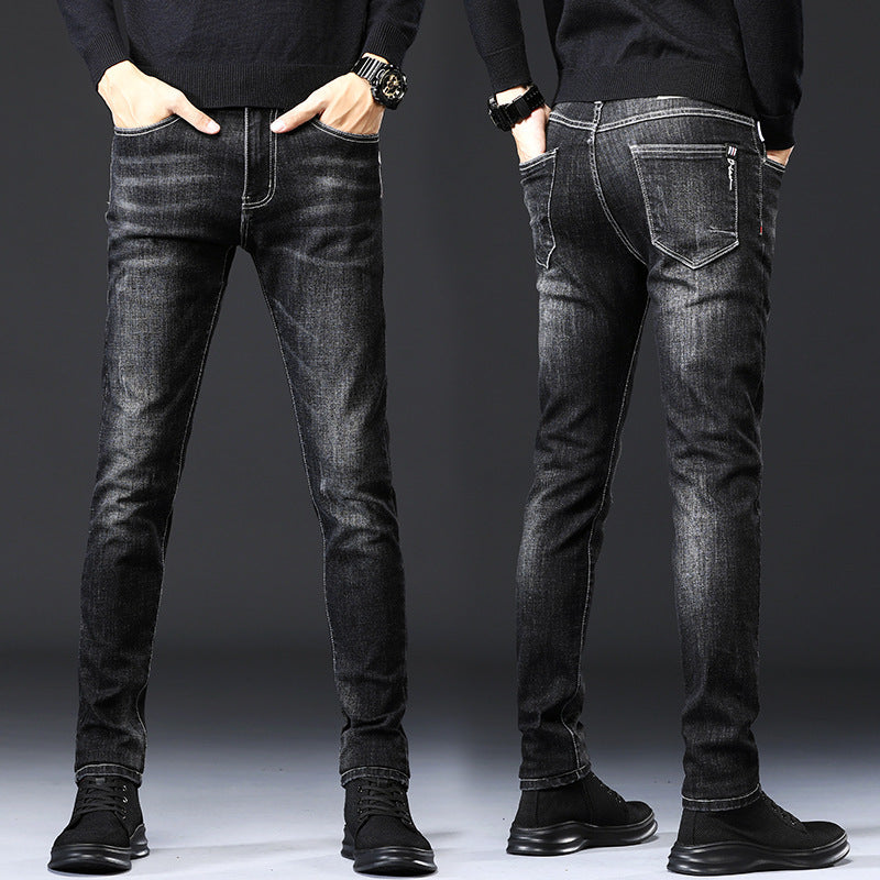Jeans Men's Slim-Fit Casual Jeans With Small Feet - Jeans Junction Online
