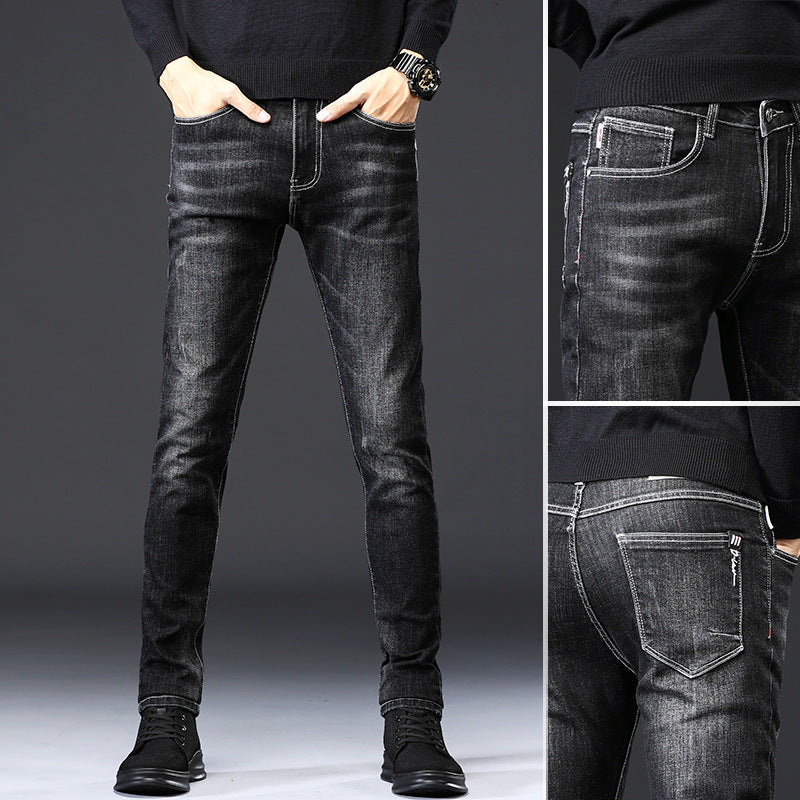 Jeans Men's Slim-Fit Casual Jeans With Small Feet - Jeans Junction Online