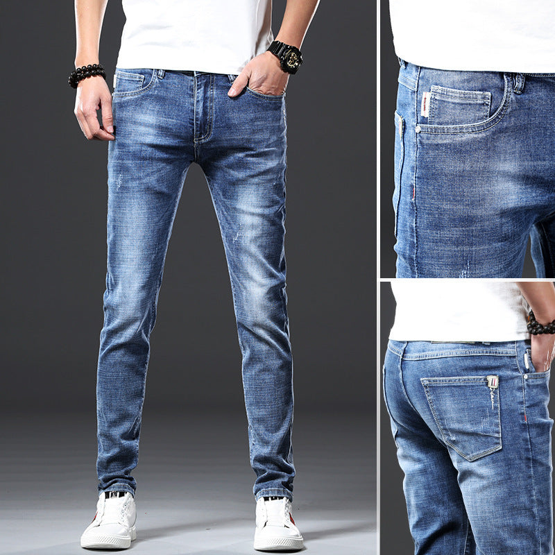 Jeans Men's Slim-Fit Casual Jeans With Small Feet - Jeans Junction Online