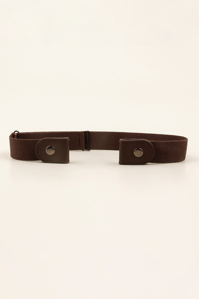 PU Elastic Snap Closure Belt - Jeans Junction Online