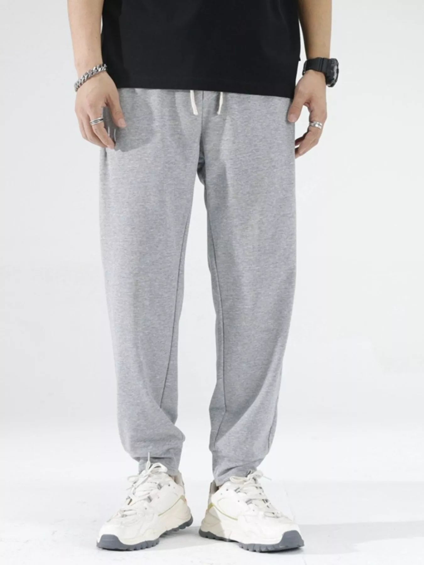 Men's Casual Drawstring Joggers - Jeans Junction Online