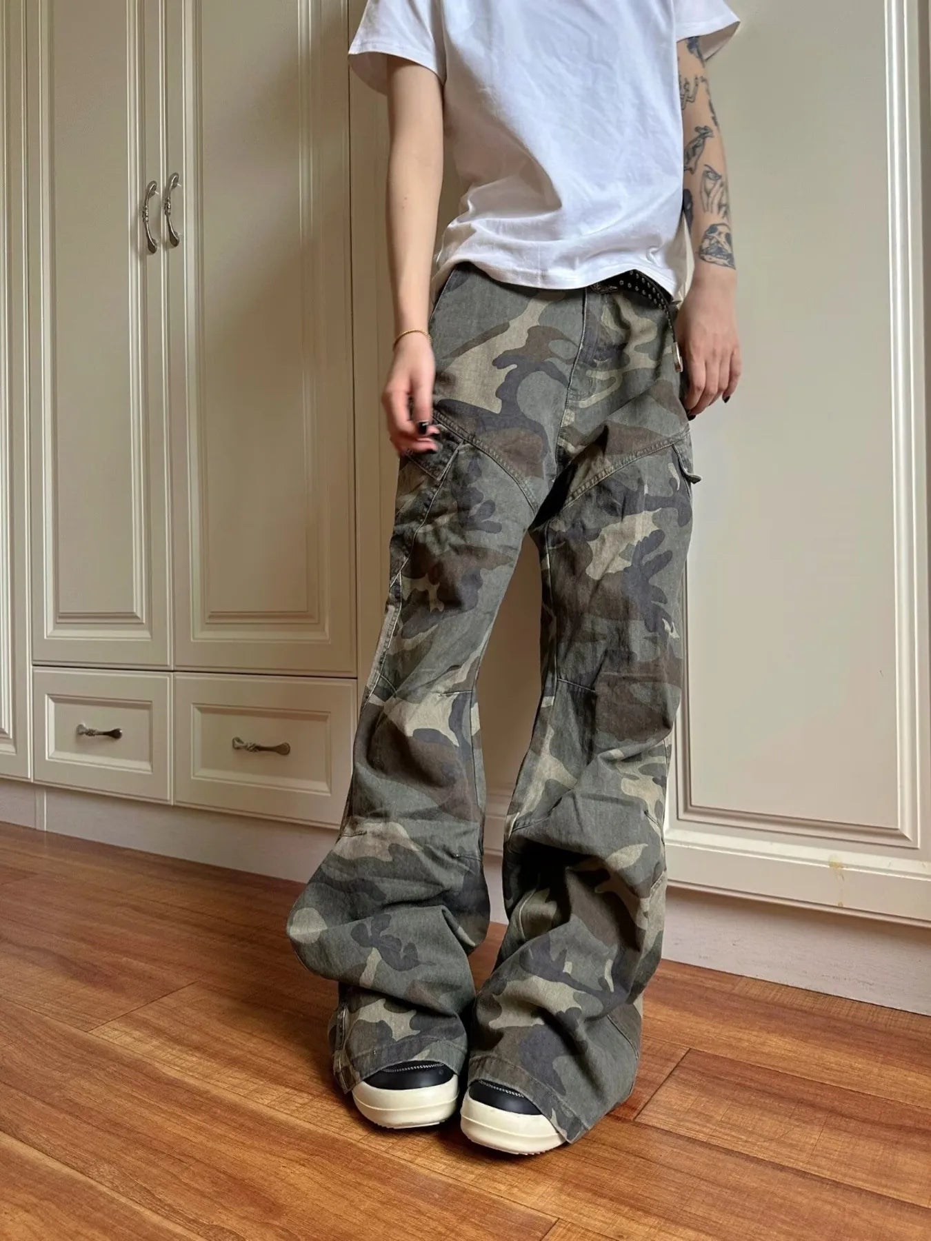 Men's Full Size Camouflage Cargo Jeans Plus Size - Jeans Junction Online