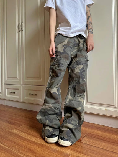 Men's Full Size Camouflage Cargo Jeans Plus Size - Jeans Junction Online