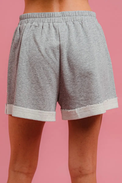 BiBi French Terry Knit Shorts with Side Pocket - Jeans Junction Online
