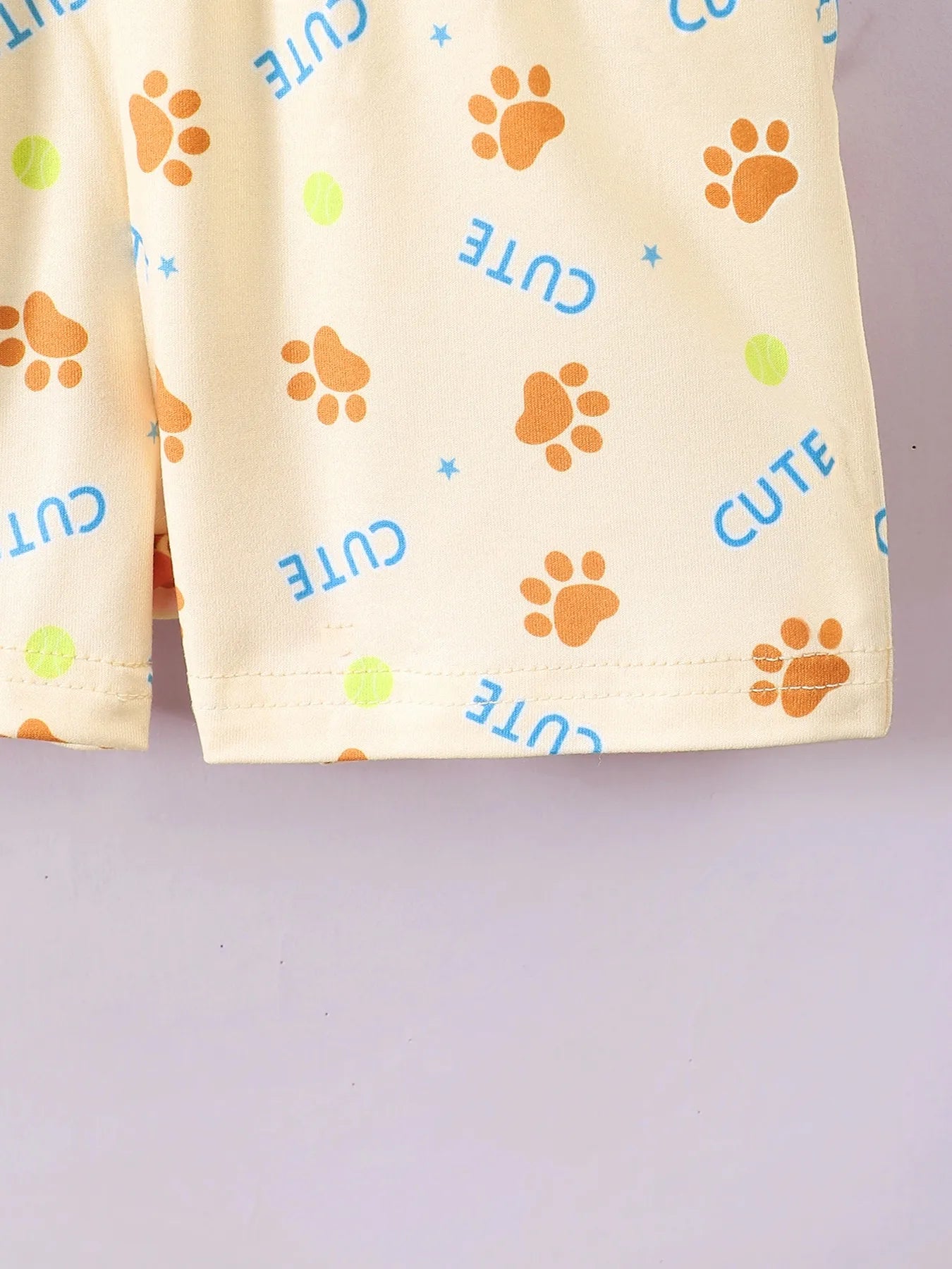 Children's Dog Short Sleeve Hoodie and Shorts Set - Jeans Junction Online