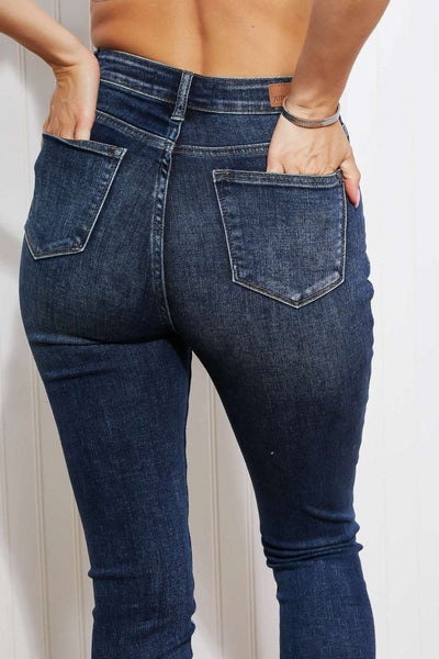 Judy Blue Juliet Full Size Tummy Control Skinny Jeans - Jeans Junction Online