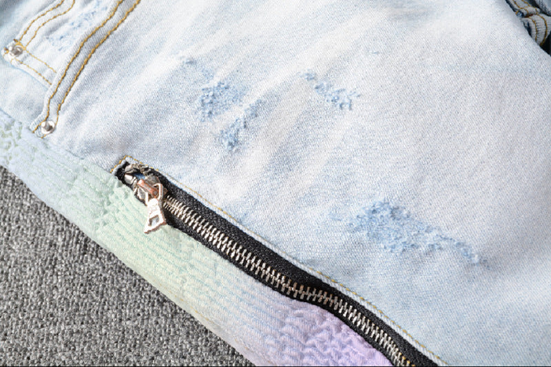 High Street Fashion Men's Jeans With Holes - Jeans Junction Online