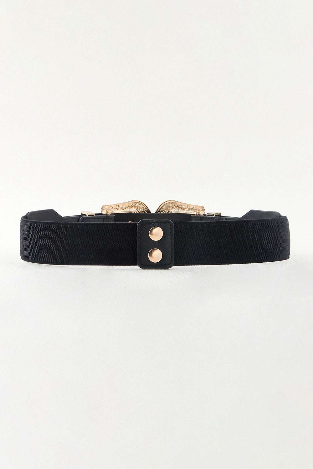 Symmetrical Zinc Alloy Buckle PU Leather Belt - Jeans Junction Online