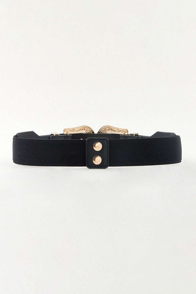 Symmetrical Zinc Alloy Buckle PU Leather Belt - Jeans Junction Online