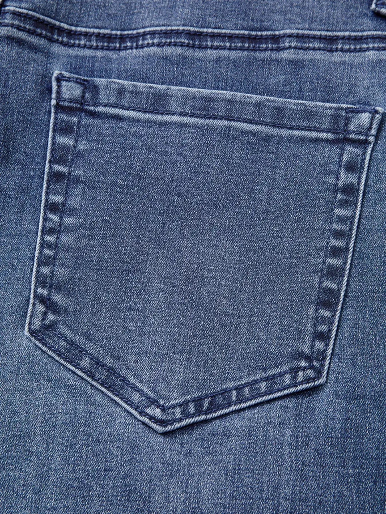 High Waist Button Zip Flare Leg Jeans - Jeans Junction Online