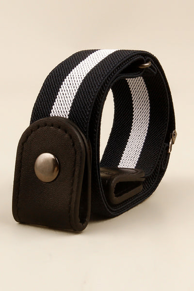 PU Elastic Snap Closure Belt - Jeans Junction Online