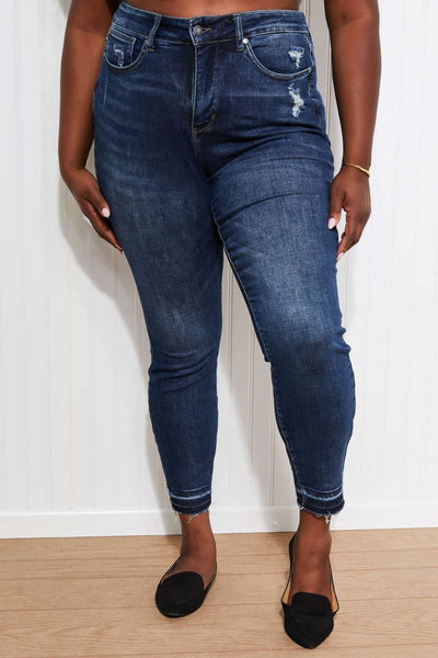 Judy Blue Juliet Full Size Tummy Control Skinny Jeans - Jeans Junction Online