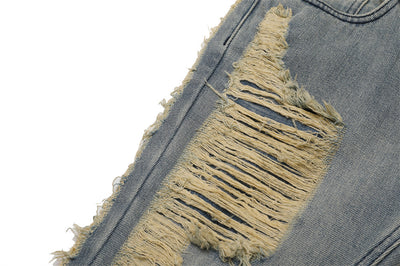 High Street Hand Scratched Whiskering Jeans Men's - Jeans Junction Online