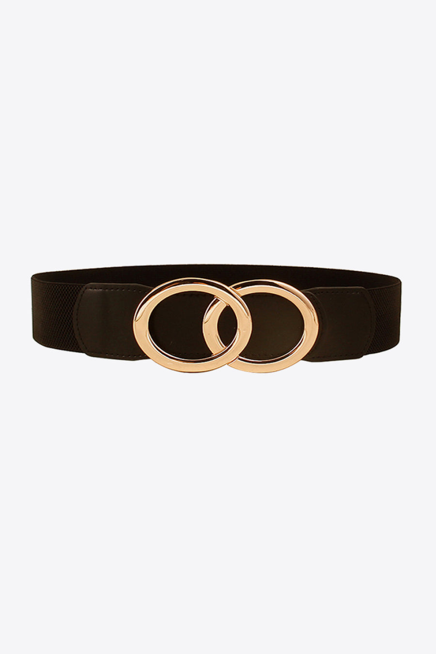 Zinc Alloy Buckle Elastic PU Belt - Jeans Junction Online 
