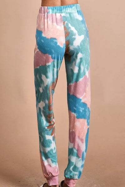 BiBi Tie Dye French Terry Jogger Pants - Jeans Junction Online
