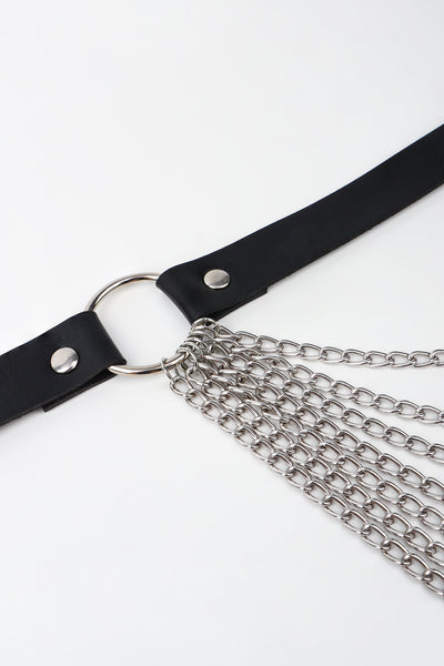 PU Belt with Chain - Jeans Junction Online