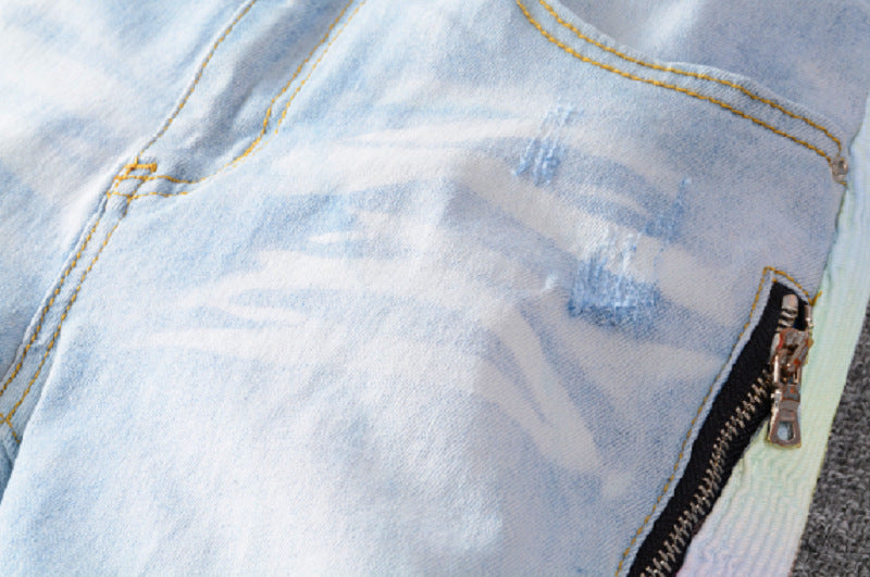 High Street Fashion Men's Jeans With Holes - Jeans Junction Online