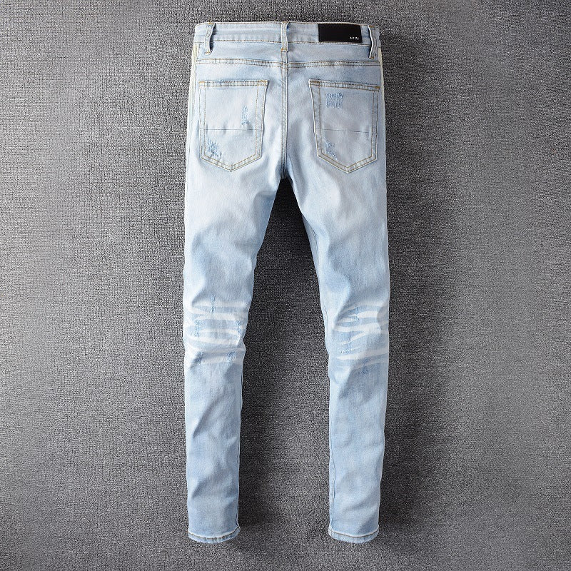 High Street Fashion Men's Jeans With Holes - Jeans Junction Online