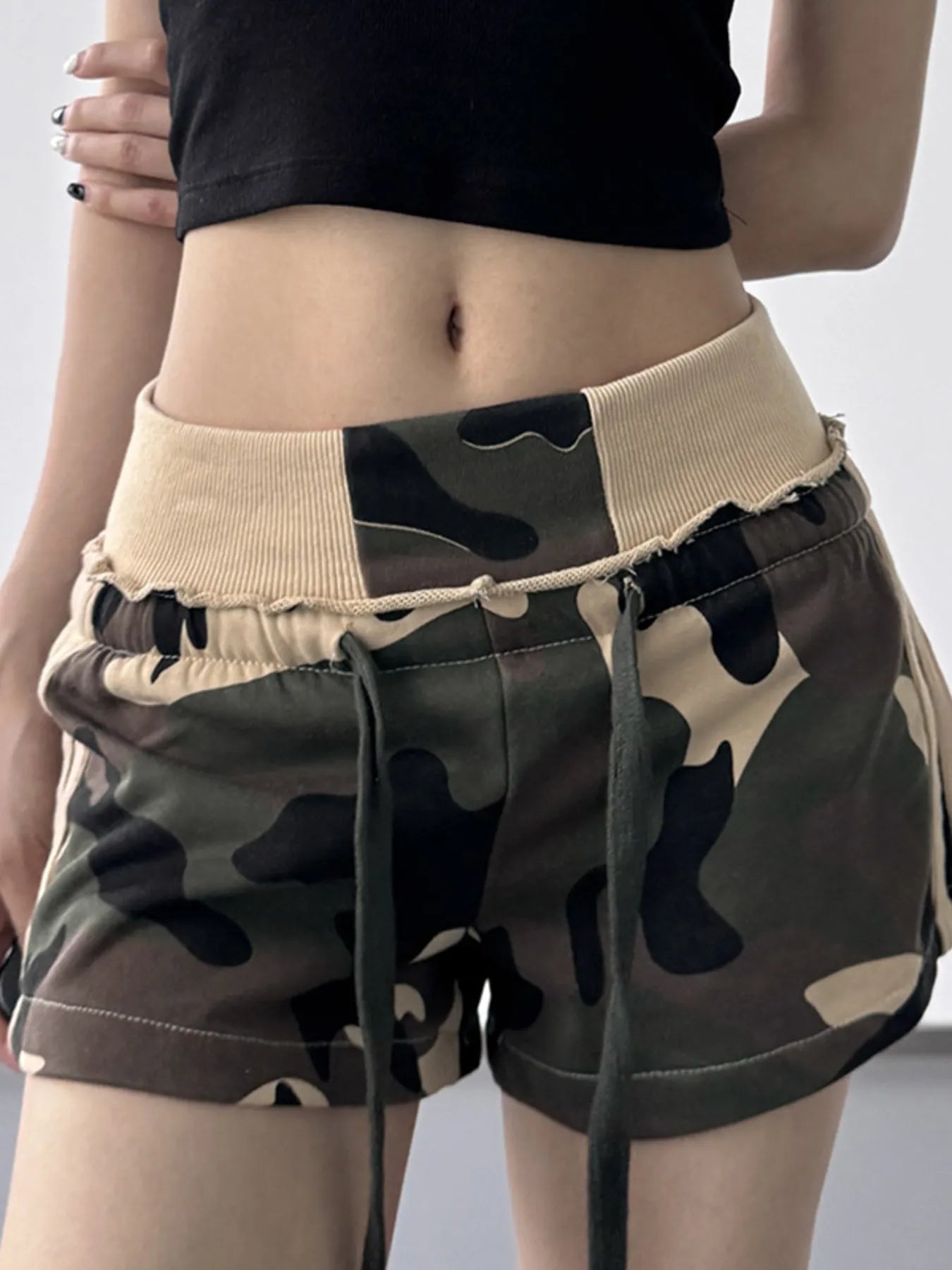 Camouflage Drawstring Shorts - Jeans Junction Online