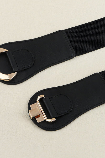 Alloy Buckle Elastic Belt - Jeans Junction Online