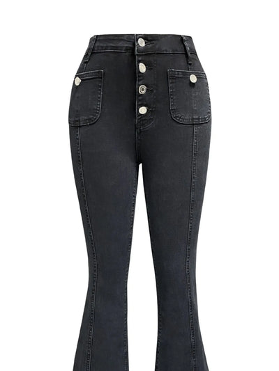 Flare Jeans with Pockets - Jeans Junction Online
