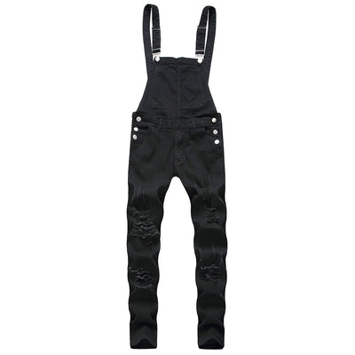 Fashionable Men's Suspender Denim Rompers - Jeans Junction Online