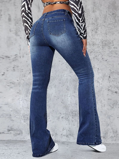 High Rise Jeans with Pockets - Jeans Junction Online