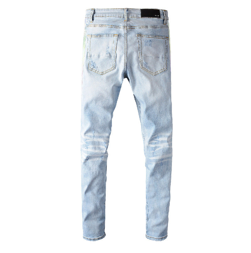 High Street Fashion Men's Jeans With Holes - Jeans Junction Online