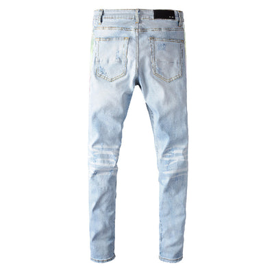 High Street Fashion Men's Jeans With Holes - Jeans Junction Online