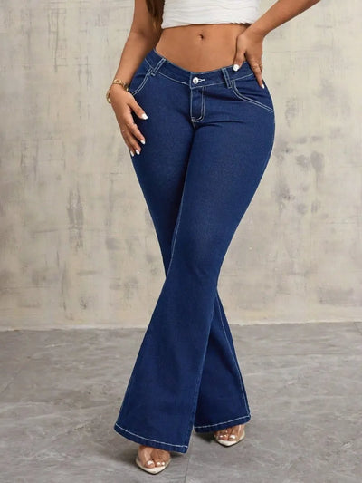 Flare Jeans with Pockets - Jeans Junction Online