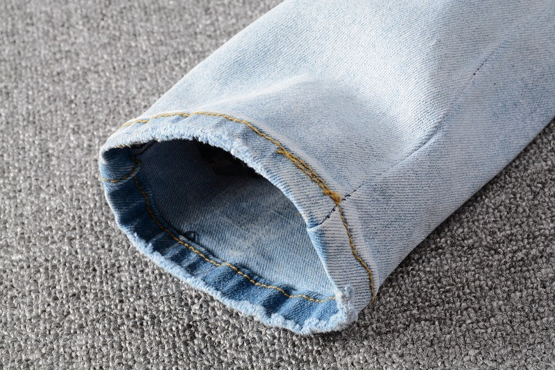 High Street Fashion Men's Jeans With Holes - Jeans Junction Online