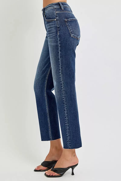 RISEN High Rise Slim Barrel Jeans - Jeans Junction Online