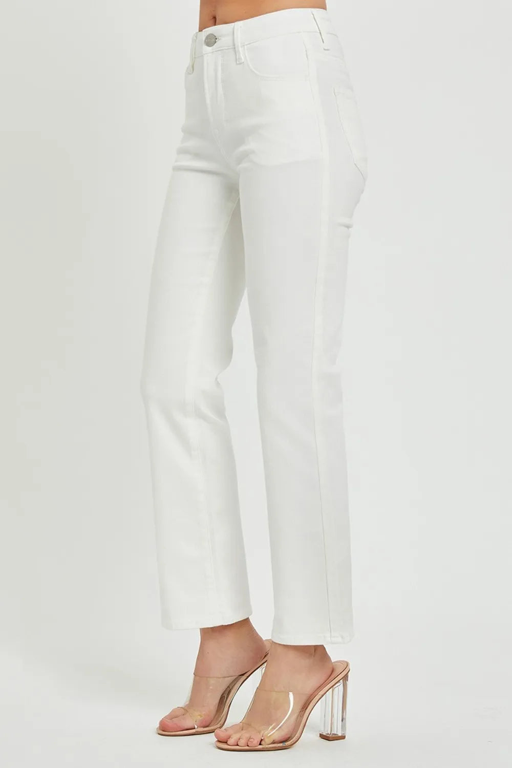 RISEN Full Size Mid Rise Jeans with Pockets - Jeans Junction Online